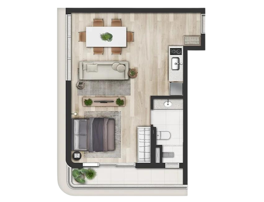 MIAMI - Studio - 28m²
